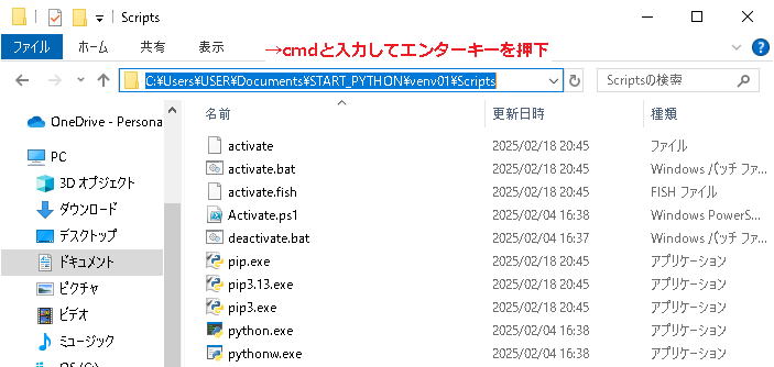 PYTHON　シェルの呼び出し